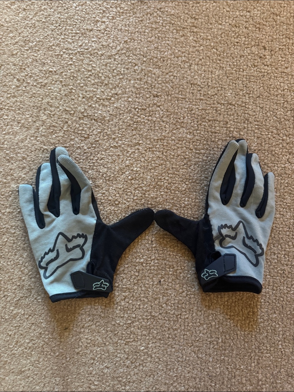 Fox Racing Ranger Grey/Blue & Black MTB Gloves | XS
